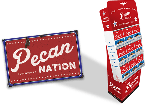 Pecan Nation upright display