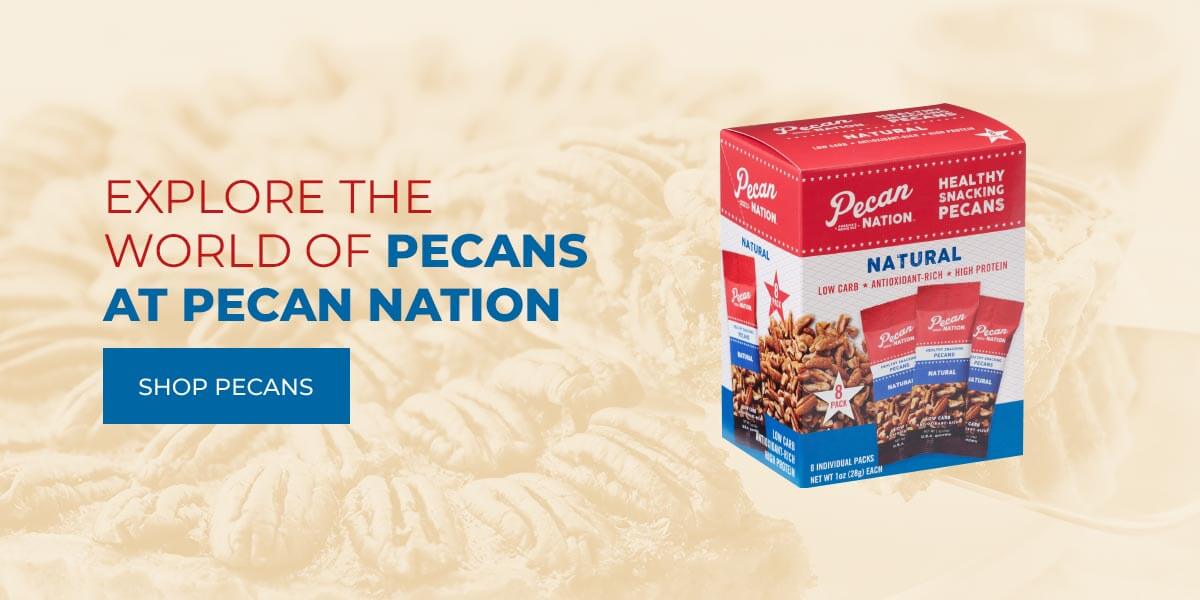 natural Pecan Nation 1 oz packs pecan box