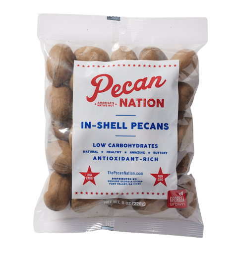 8oz bag of in-shell pecans