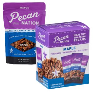 maple flavored pecan packs