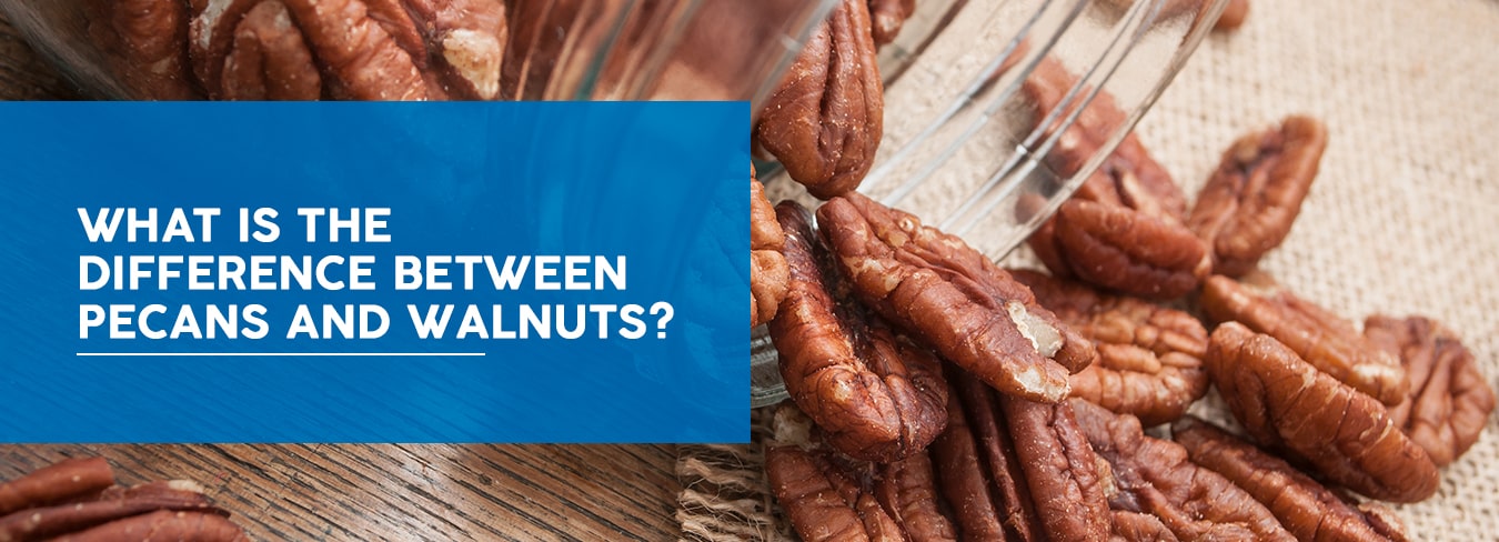 half pecans on a table plastic fork