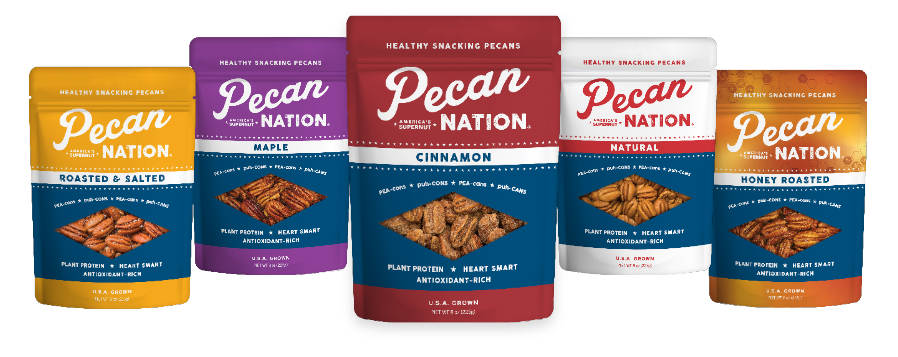 Full Family of Pecan Nation Pecan Flavor Offerings