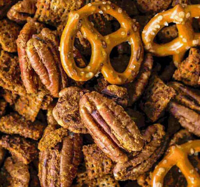 Sweet and Salty Pecan Snack Mix