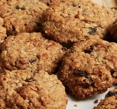 Pecan and Raisin Oatmeal Cookies
