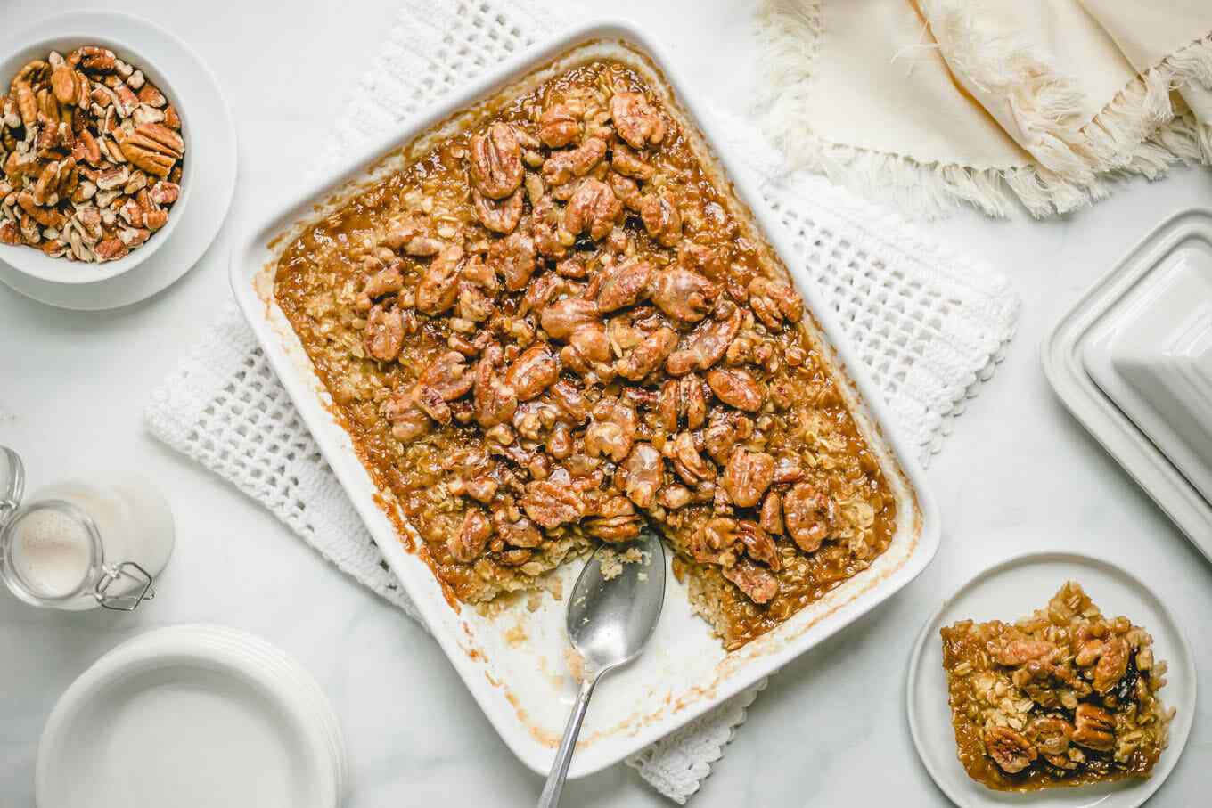 pecan pie oatmeal