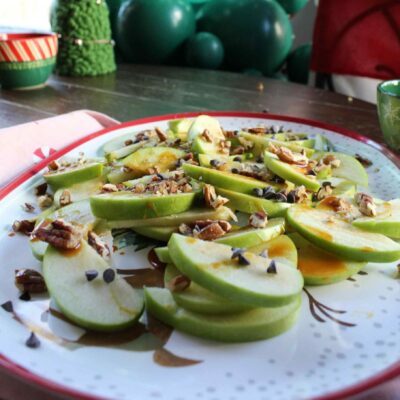 Caramel and Pecan Loaded Apples