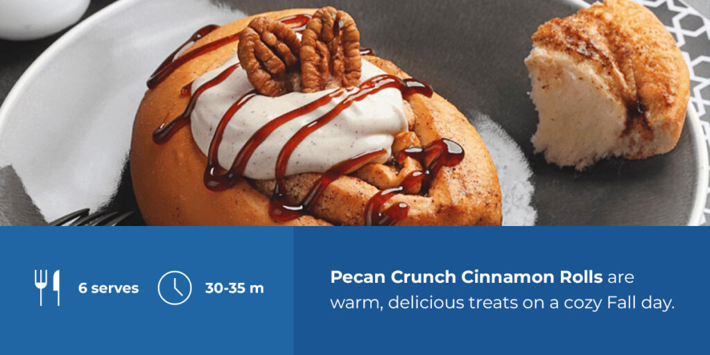 pecan crunch cinnamon roll recipe