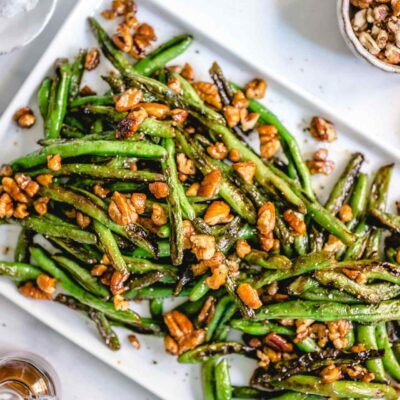 Sesame Pecan Green Beans