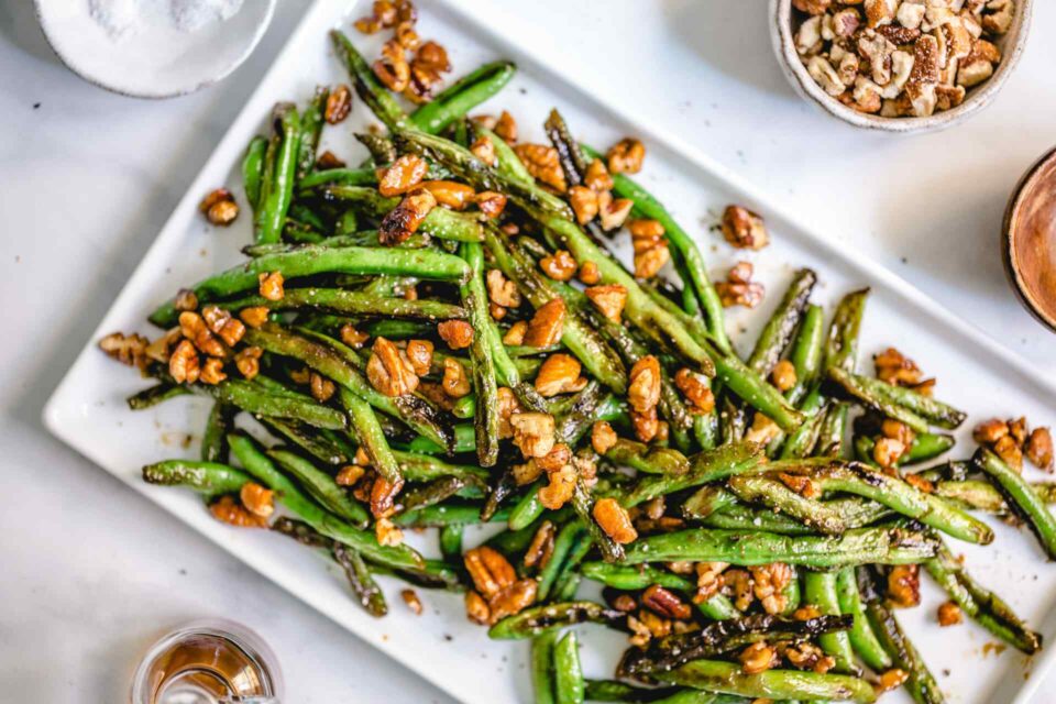 Sesame Pecan Green Beans Pecan Nation
