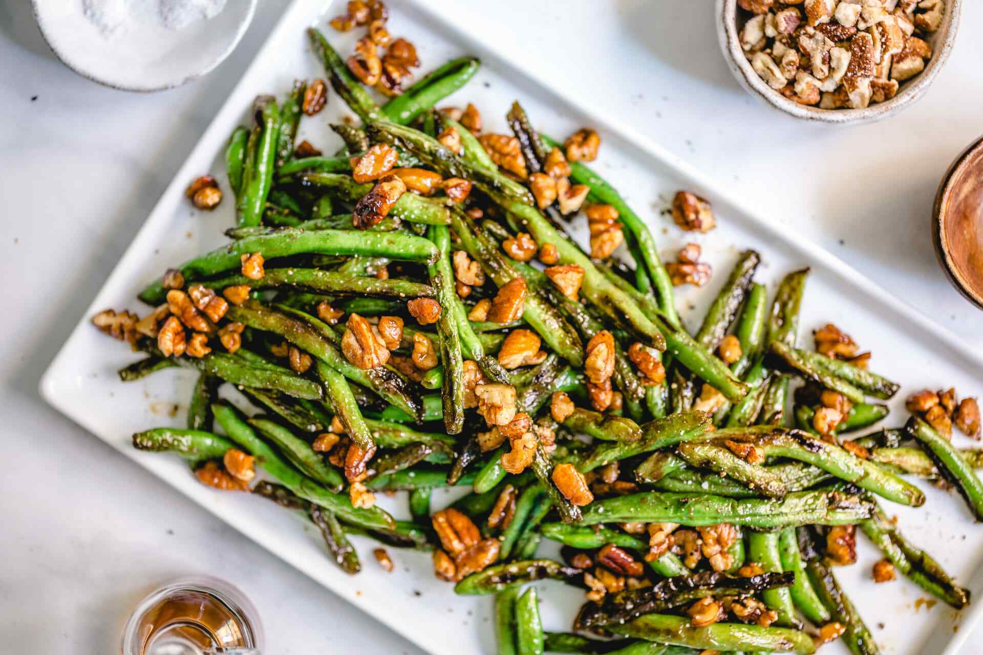 Sesame Pecan Green Beans