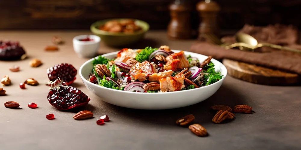 Pecan and Salmon Power Bowl